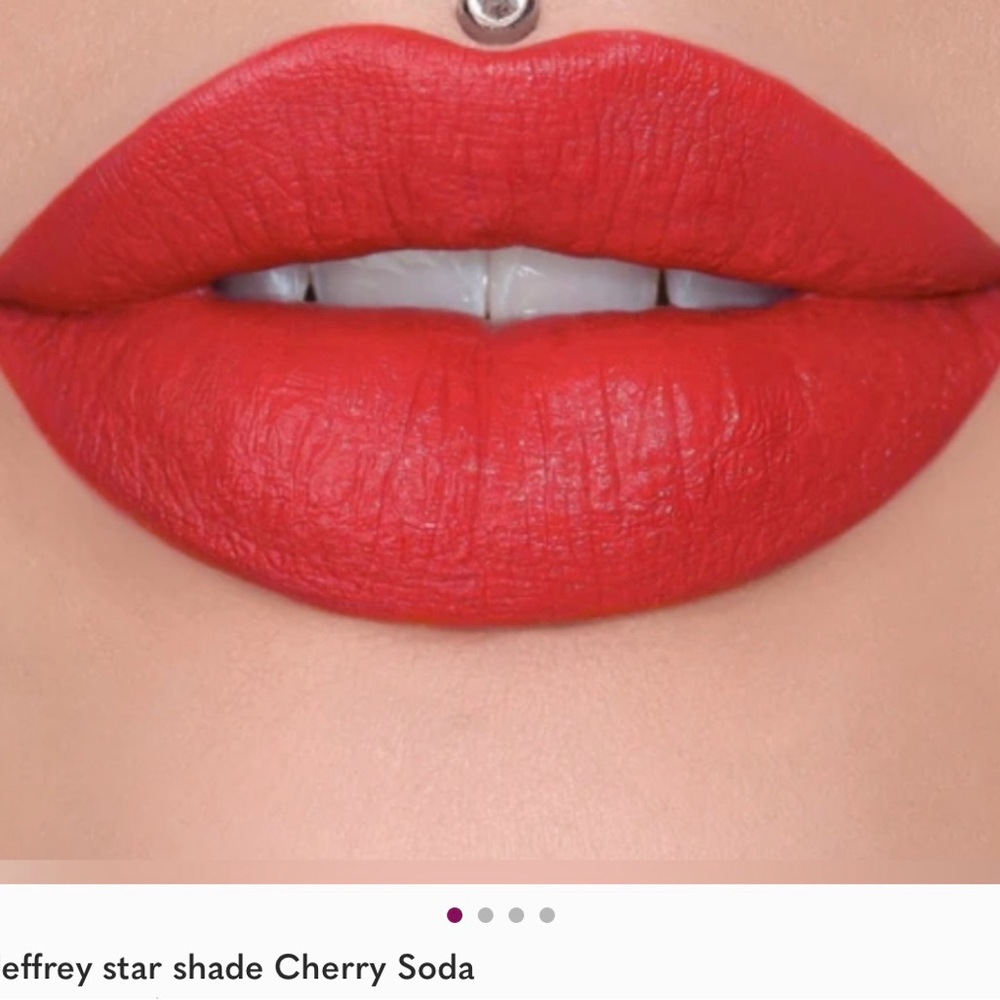JEFFREY STAR / Cherry Soda / Velvet Trap - Muted Red Lipstick. Brand new in box!